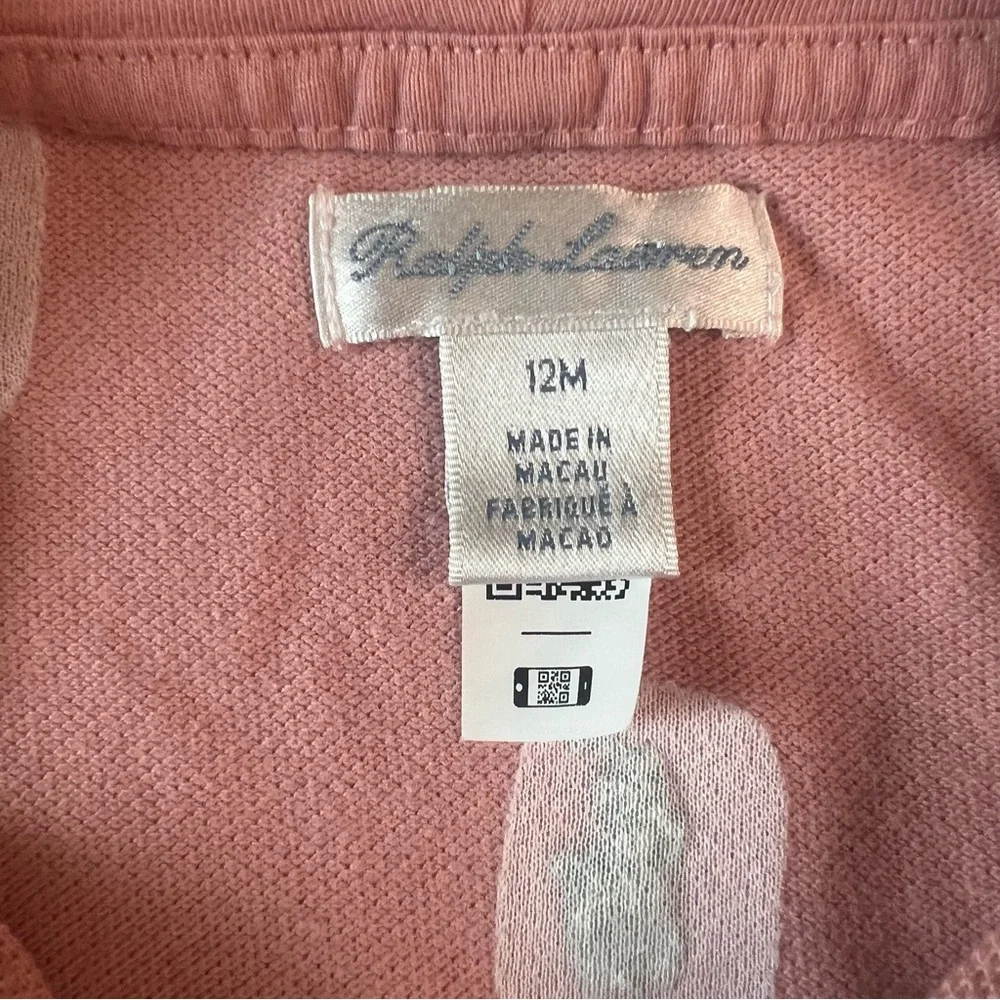 Ralph Lauren Kids‎ Pink Hoodie with Embroidered Details